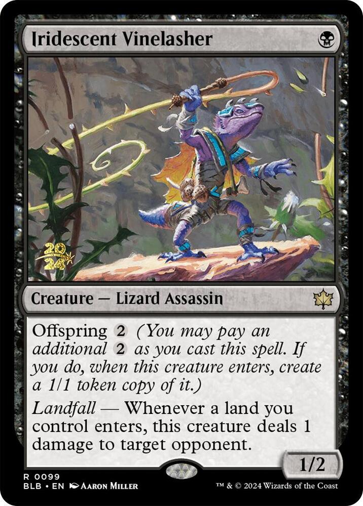 Iridescent Vinelasher 99 card from Prerelease Cards