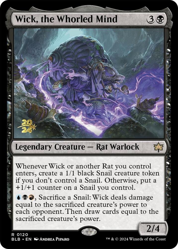 Wick, the Whorled Mind 120 card from Prerelease Cards