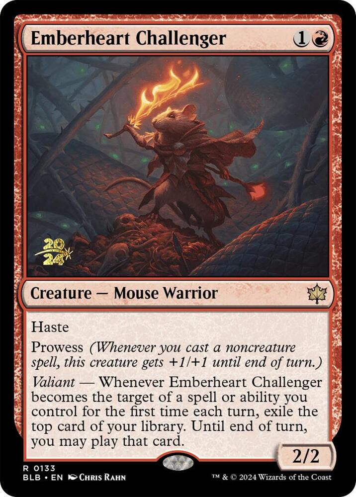 Emberheart Challenger 133 card from Prerelease Cards