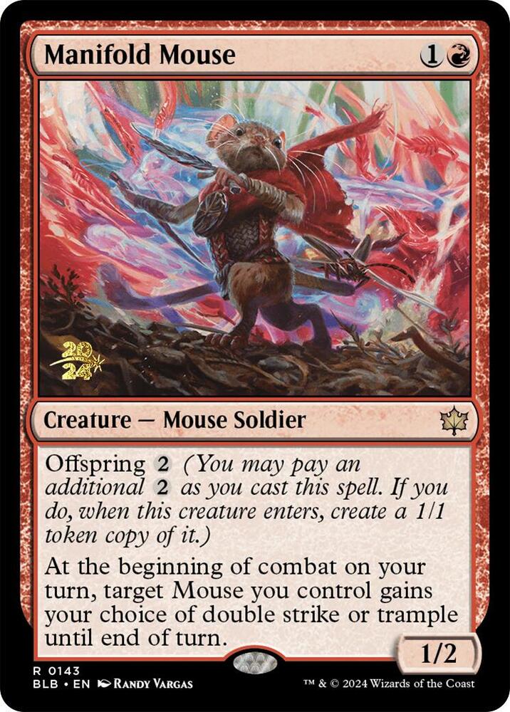 Manifold Mouse 143 card from Prerelease Cards