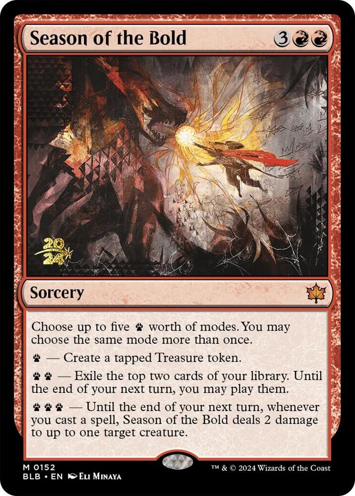Season of the Bold 152 card from Prerelease Cards