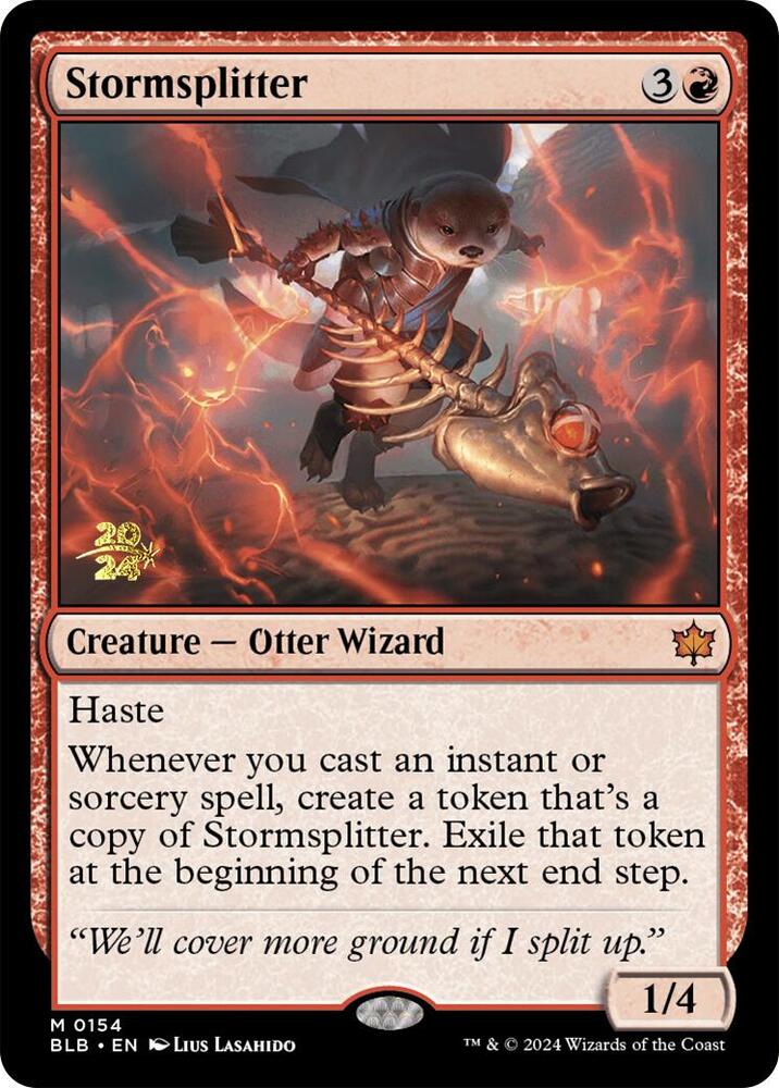 Stormsplitter 154 card from Prerelease Cards