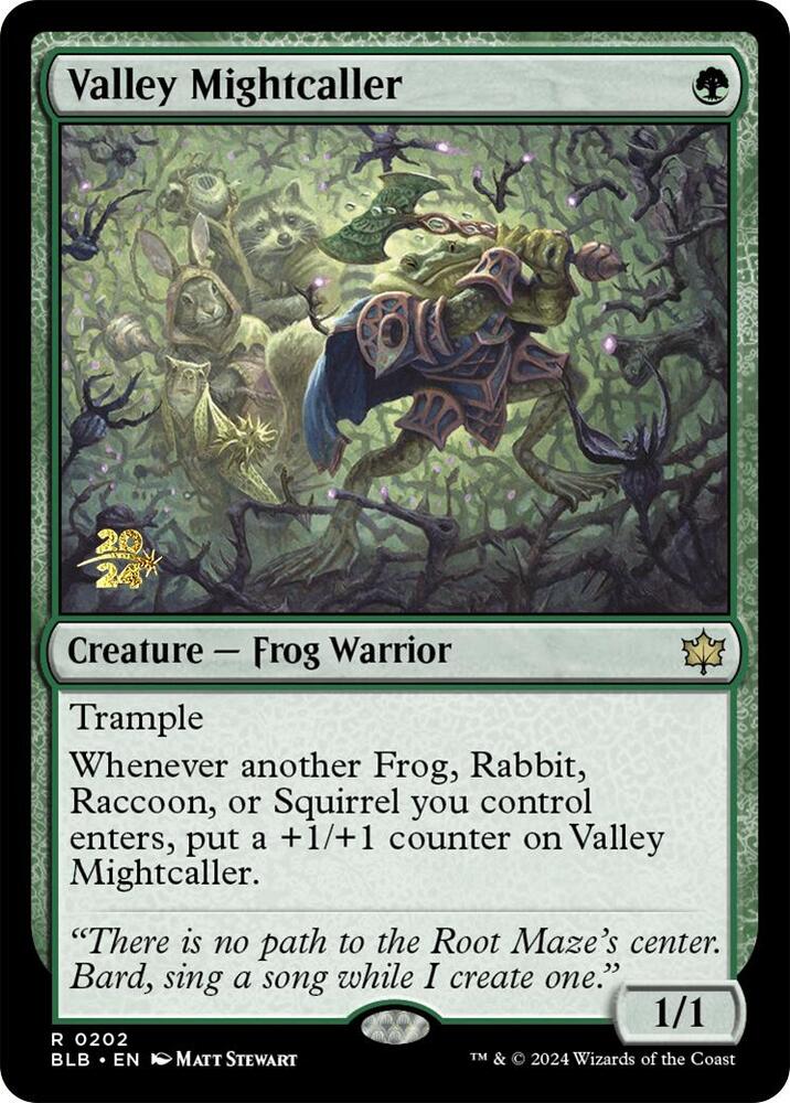 Valley Mightcaller 202 card from Prerelease Cards