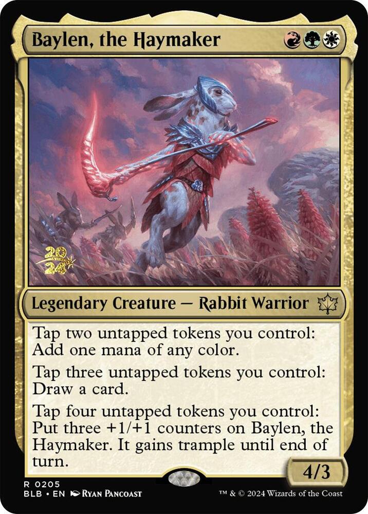 Baylen, the Haymaker 205 card from Prerelease Cards