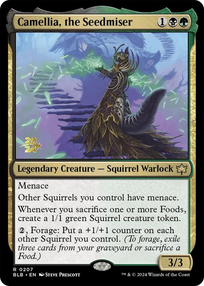 Camellia, the Seedmiser 207 card from Prerelease Cards