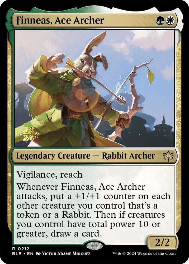 Finneas, Ace Archer 212 card from Prerelease Cards