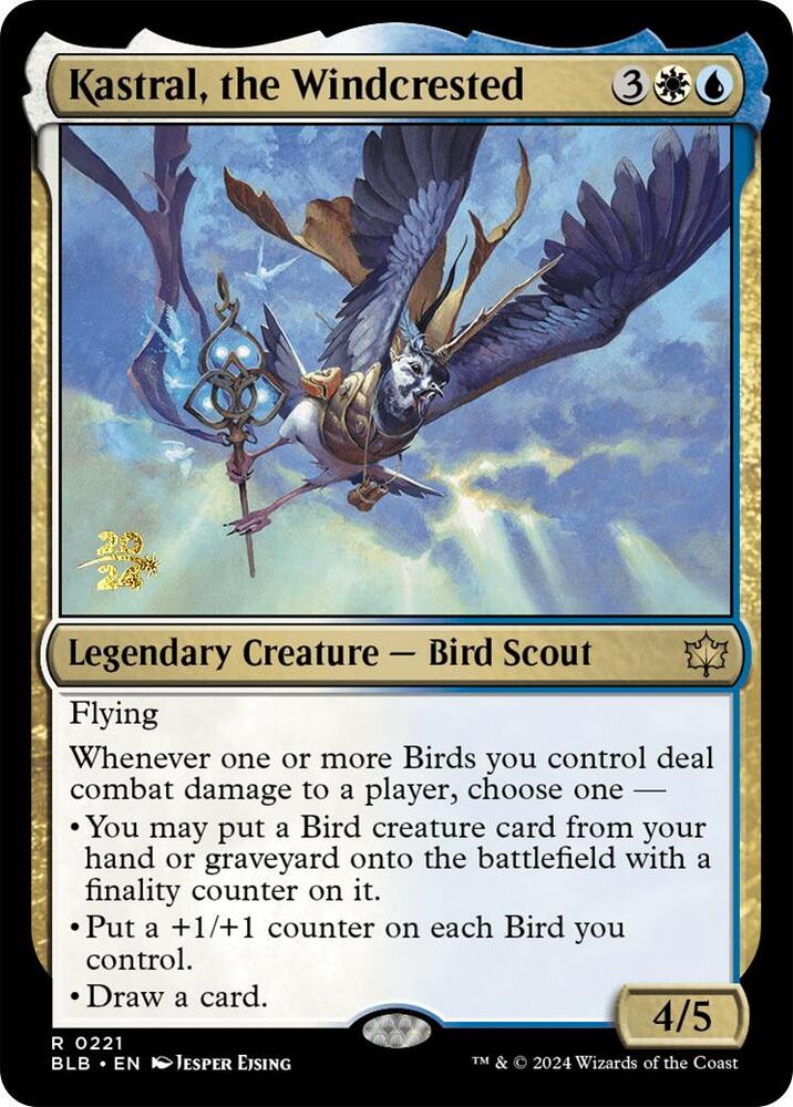 Kastral, the Windcrested 221 card from Prerelease Cards