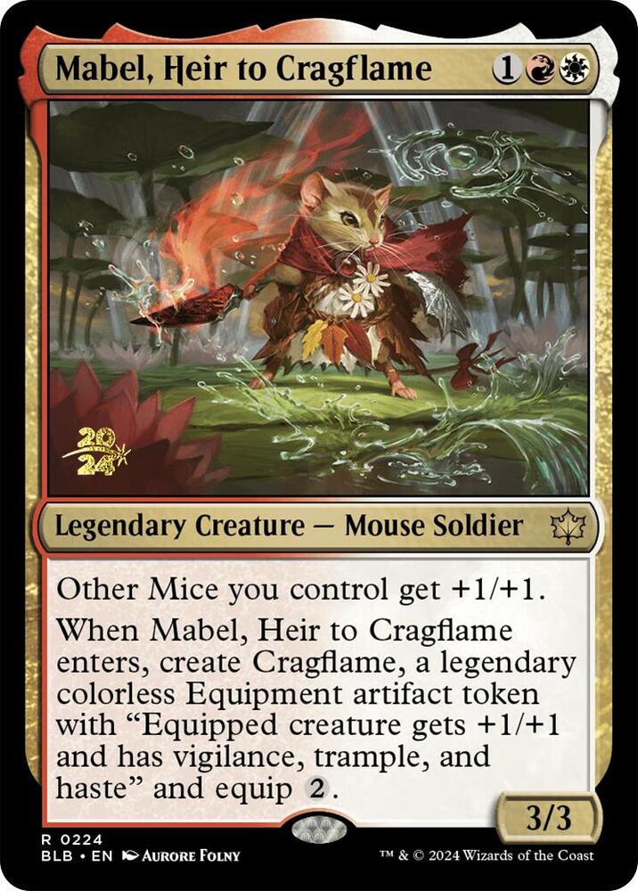 Mabel, Heir to Cragflame 224 card from Prerelease Cards