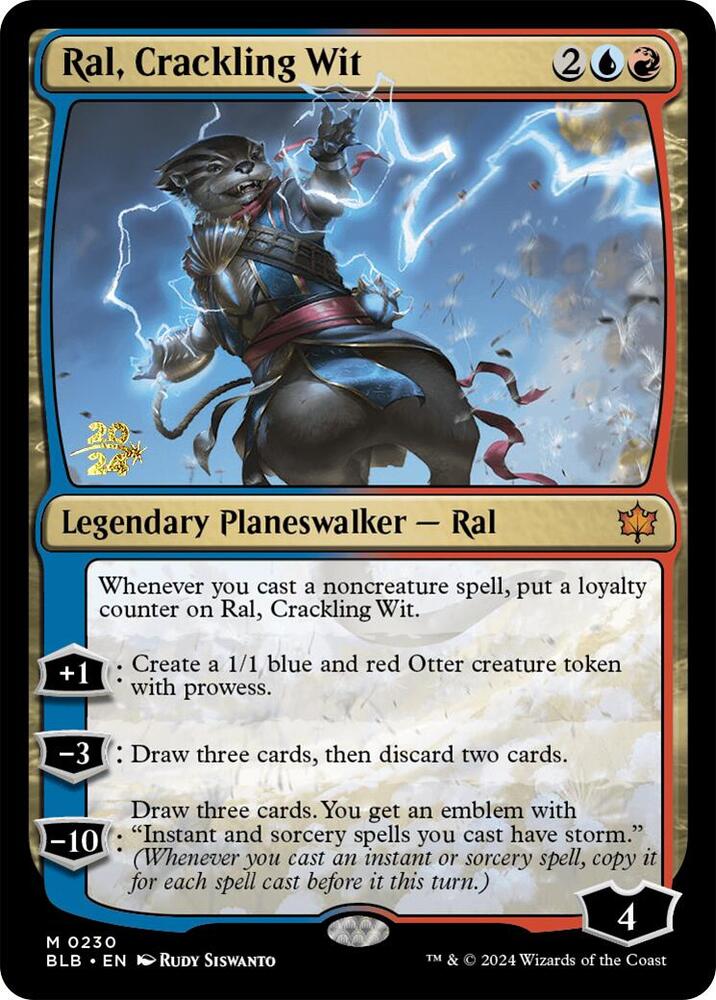 Ral, Crackling Wit 230 card from Prerelease Cards