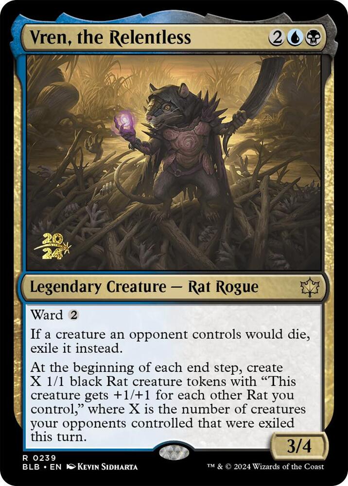 Vren, the Relentless 239 card from Prerelease Cards