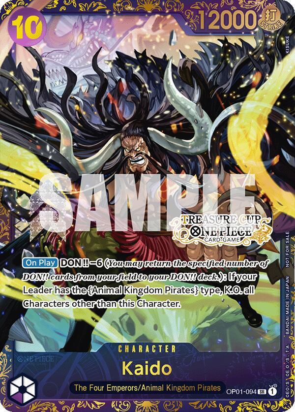 Kaido (Treasure Cup) OP01-094 card from One Piece Promotion Cards