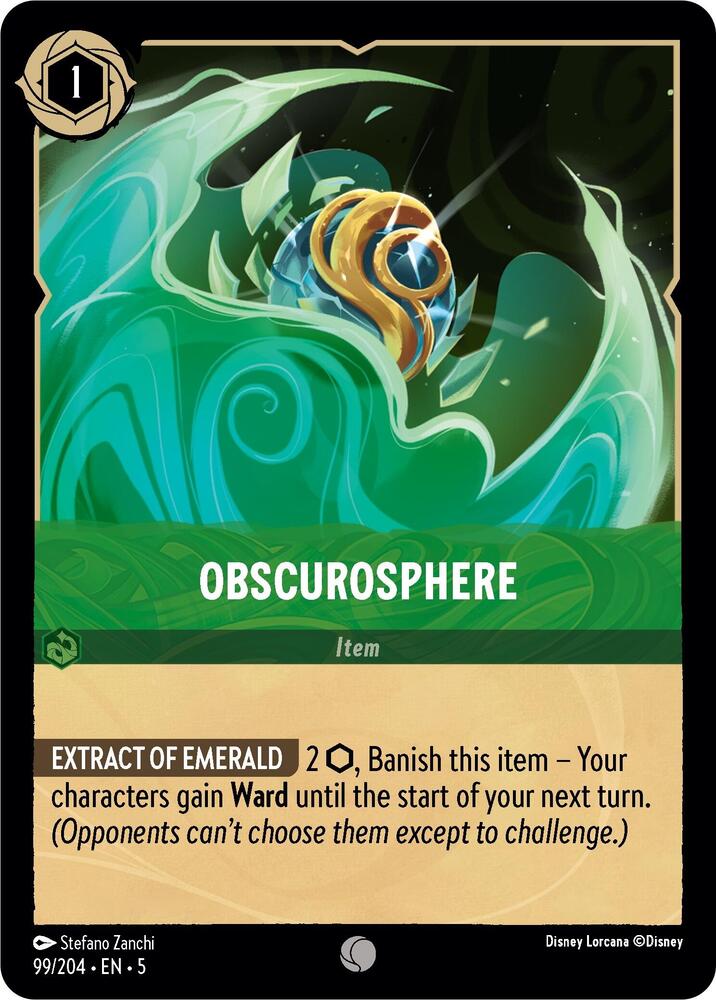 Obscurosphere 99/204 card from Shimmering Skies