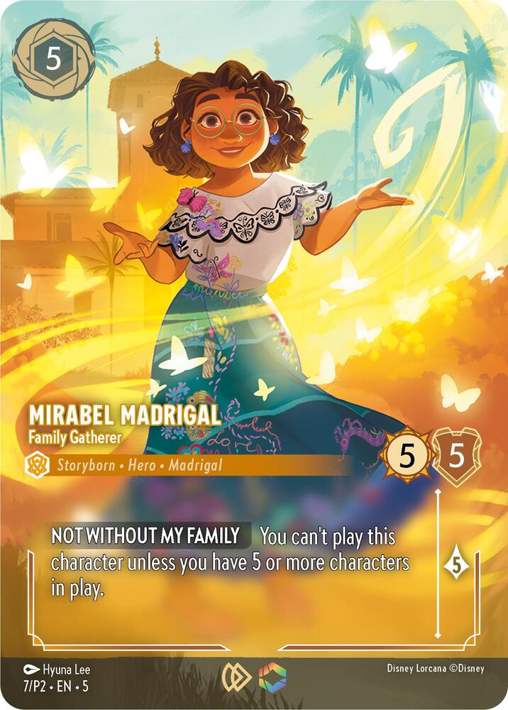 Mirabel Madrigal - Family Gatherer (Store Championship) 7 card from Disney Lorcana Promo Cards