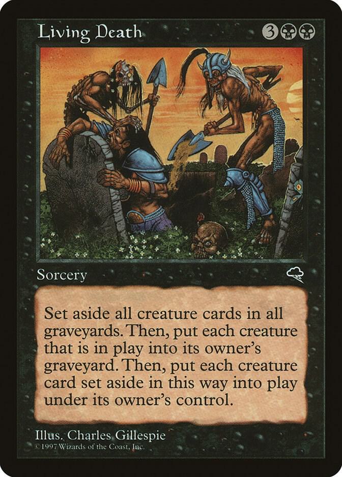 Living Death 142 card from Tempest