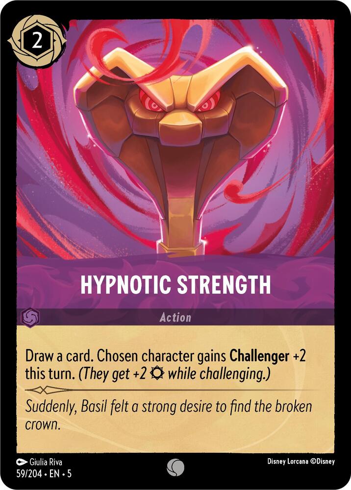 Hypnotic Strength 59/204 card from Shimmering Skies