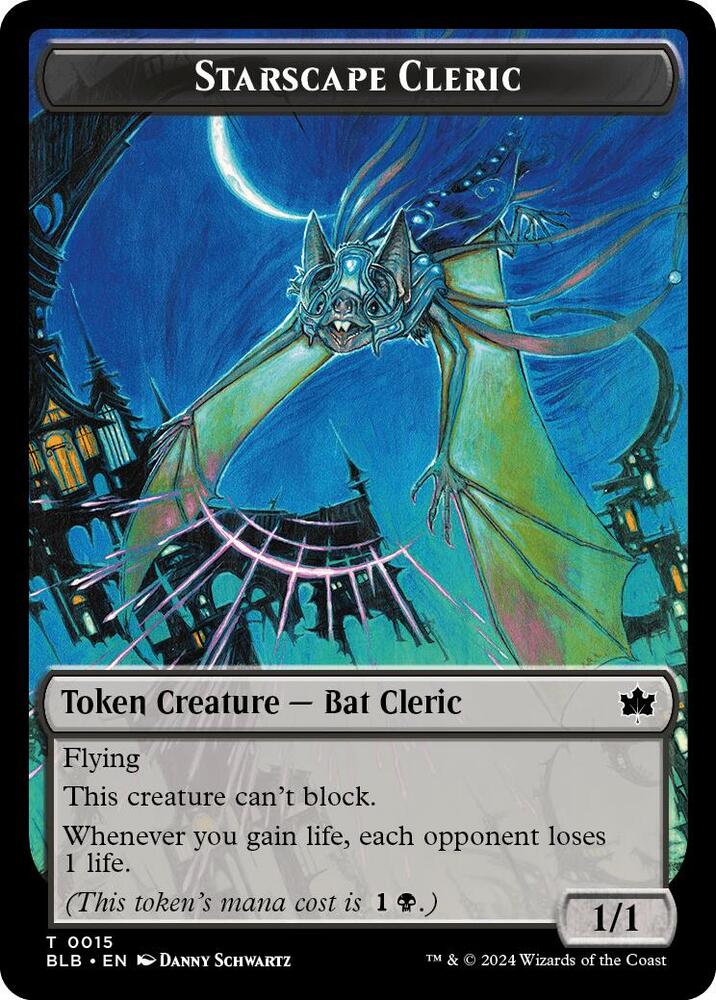 Starscape Cleric Token 15 card from Bloomburrow