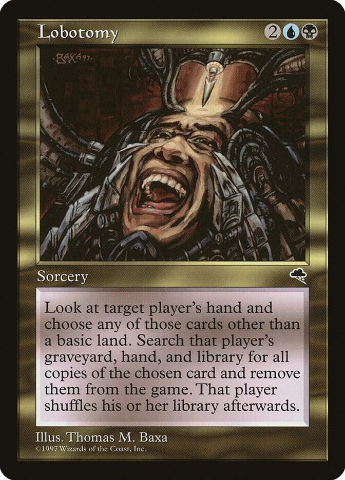Lobotomy 267 card from Tempest