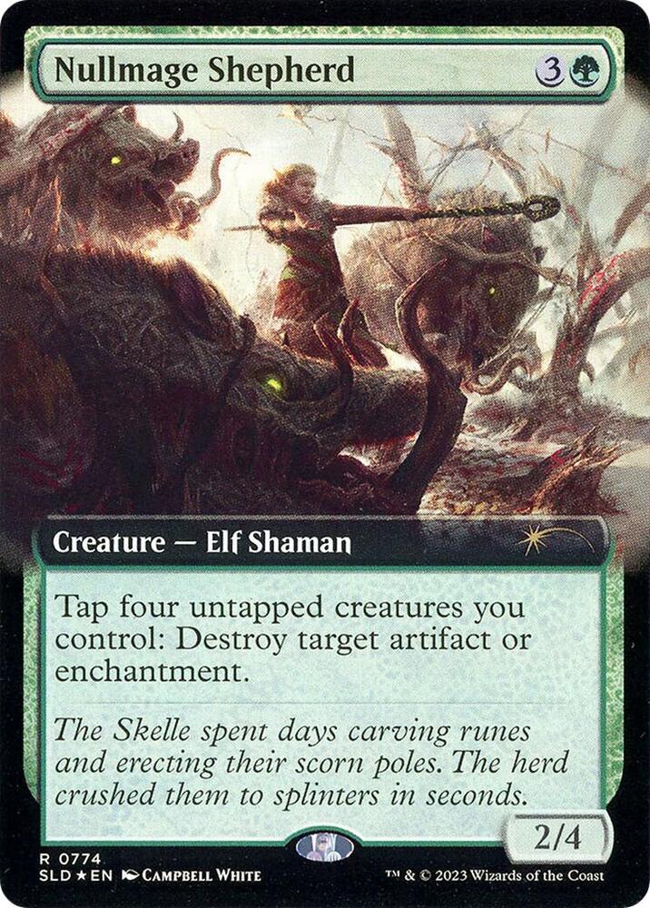 Nullmage Shepherd (Extended Art) 774 card from Secret Lair Drop Series