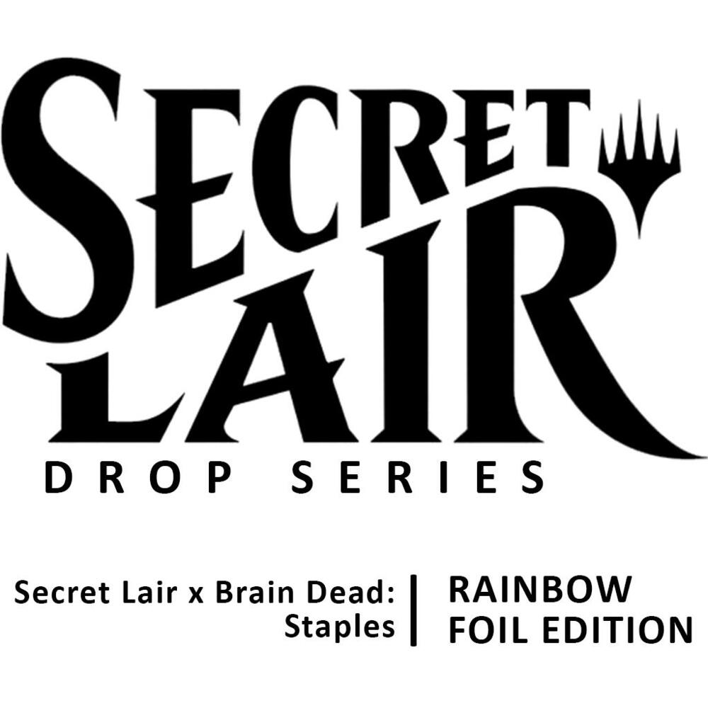 Secret Lair Drop: Secret Lair x Brain Dead: Staples - Rainbow Foil Edition card from Secret Lair Drop Series