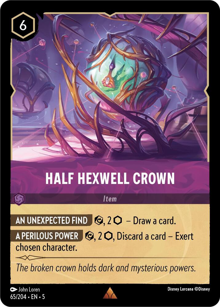 Half Hexwell Crown 65/204 card from Shimmering Skies