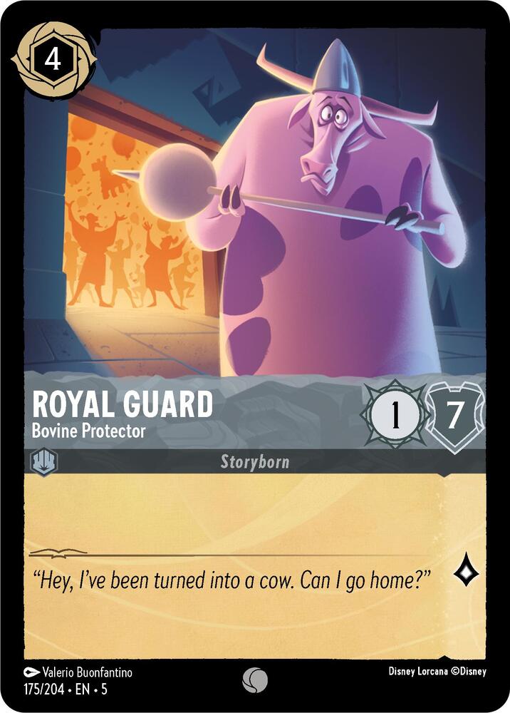 Royal Guard - Bovine Protector 175/204 card from Shimmering Skies