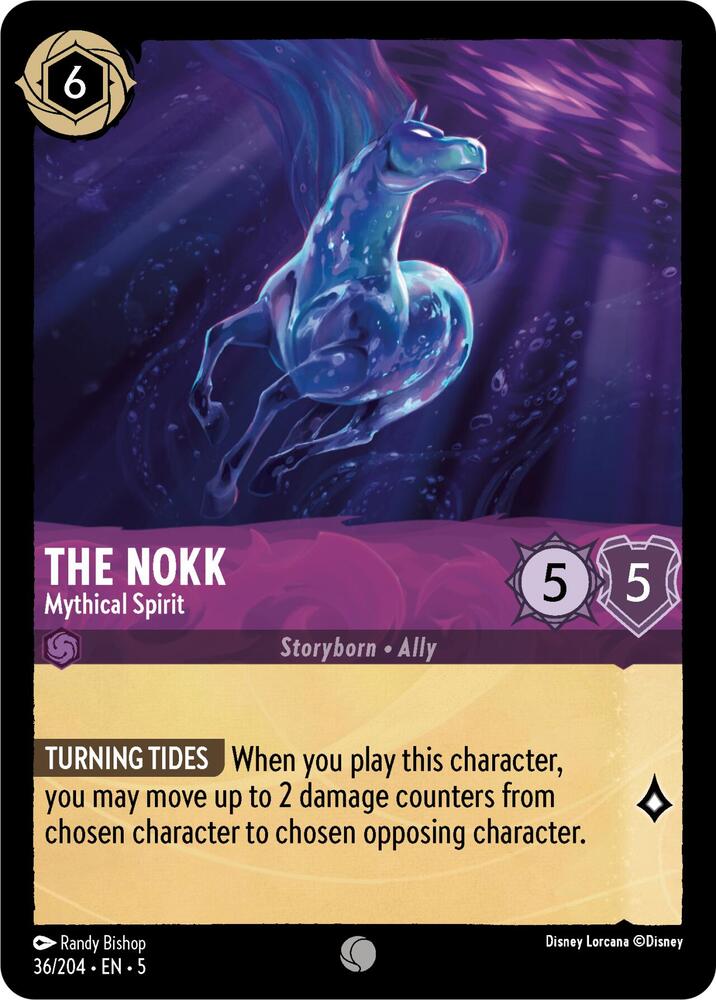 The Nokk - Mythical Spirit 36/204 card from Shimmering Skies