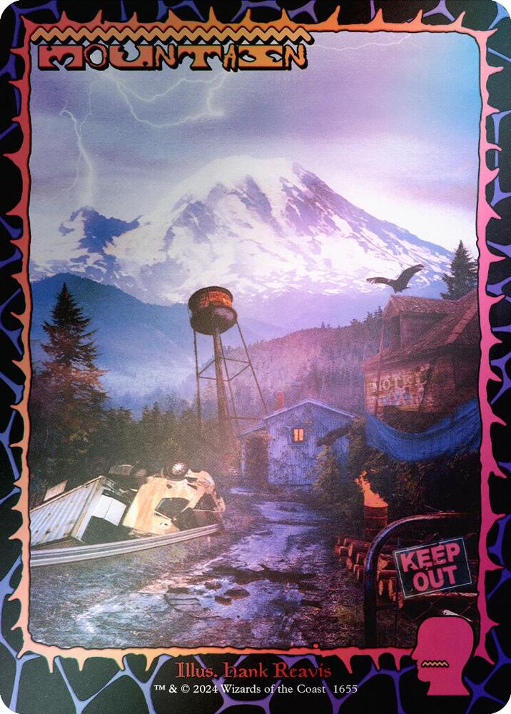 Mountain (Rainbow Foil) 1655 card from Secret Lair Drop Series