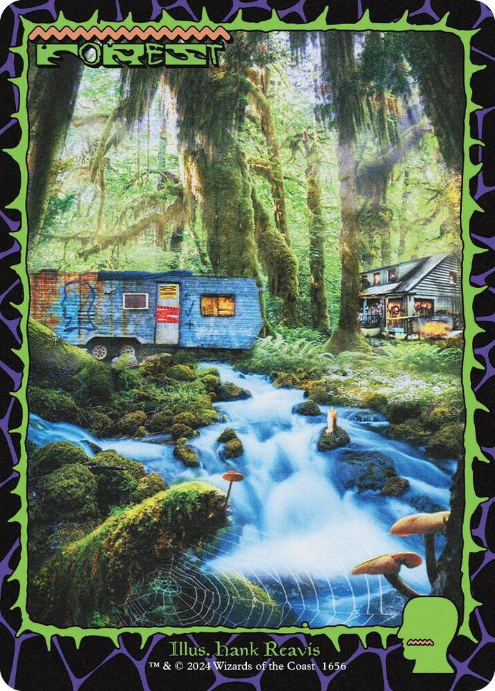 Forest 1656 card from Secret Lair Drop Series
