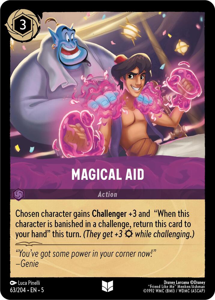 Magical Aid 63/204 card from Shimmering Skies