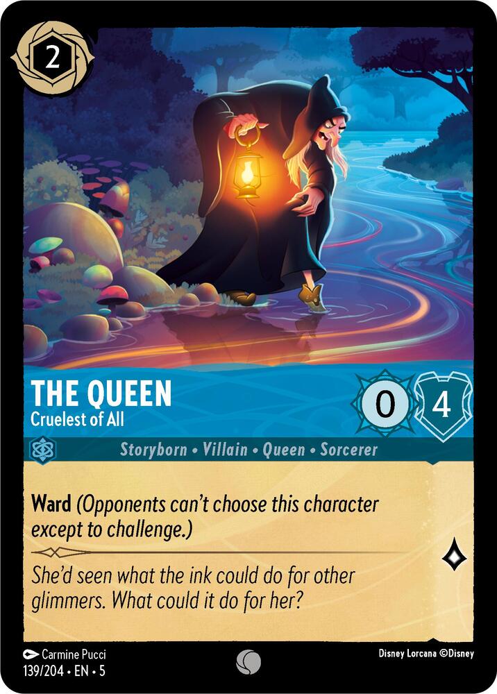 The Queen - Cruelest of All 139/204 card from Shimmering Skies