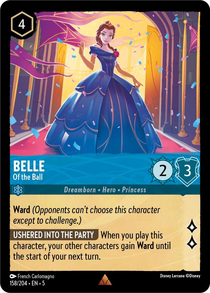 Belle - Of the Ball 158/204 card from Shimmering Skies