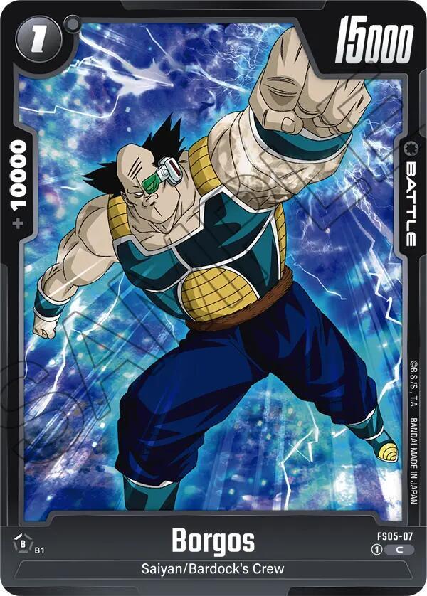 Borgos FS05-07 card from Starter Deck 5: Bardock