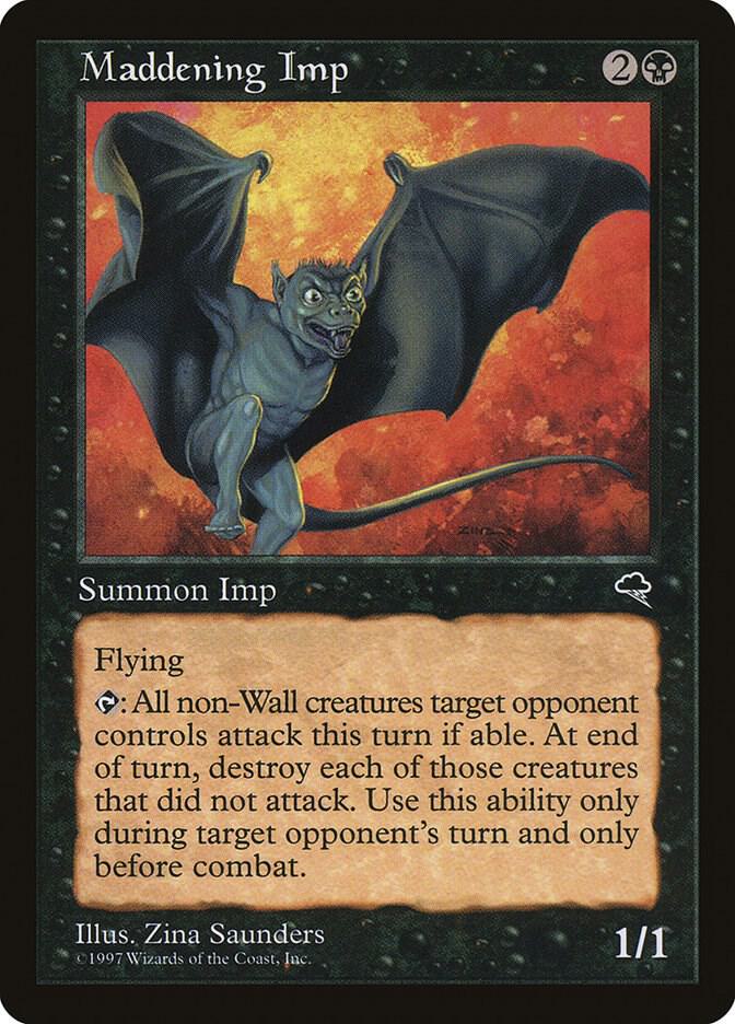 Maddening Imp 143 card from Tempest