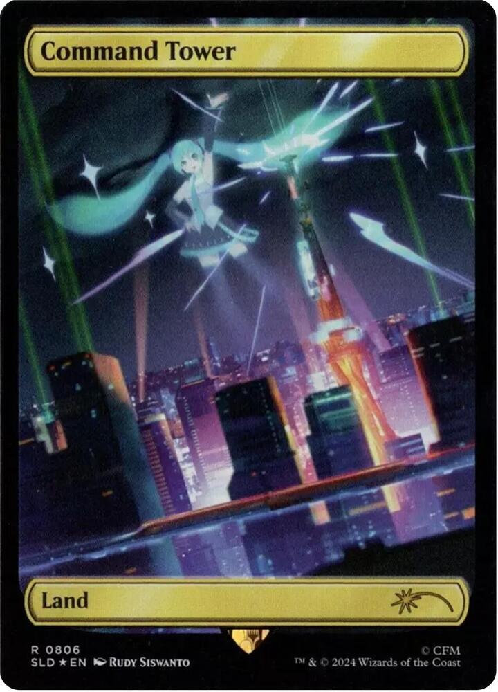 Command Tower (Rainbow Foil) 806 card from Secret Lair Drop Series