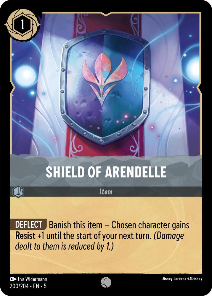 Shield of Arendelle 200/204 card from Shimmering Skies