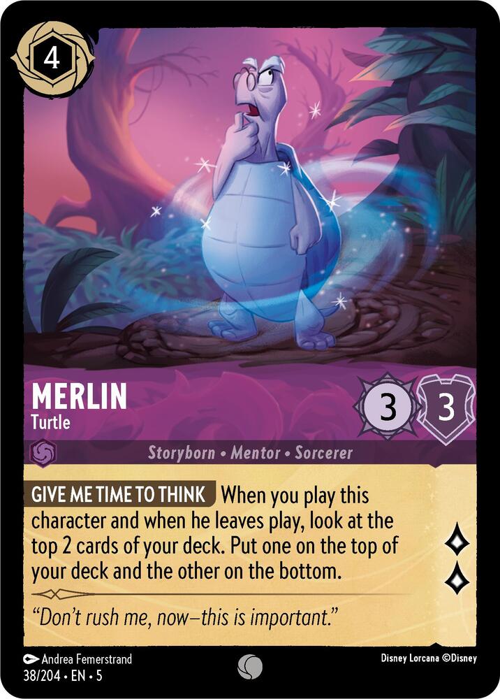 Merlin - Turtle 38/204 card from Shimmering Skies