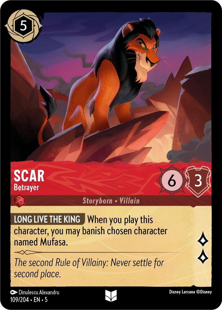 Scar - Betrayer 109/204 card from Shimmering Skies