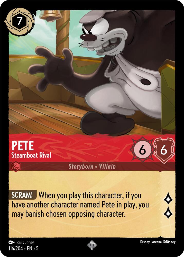 Pete - Steamboat Rival 116/204 card from Shimmering Skies