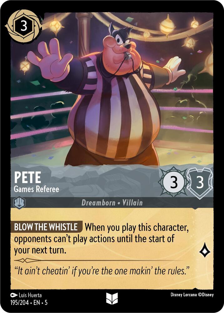 Pete - Games Referee 195/204 card from Shimmering Skies