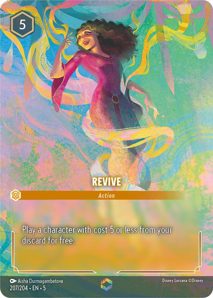 Revive (Enchanted) 207/204 card from Shimmering Skies