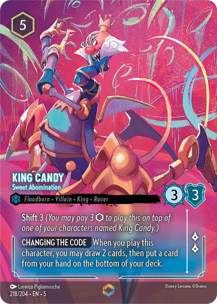 King Candy - Sweet Abomination (Enchanted) 218/204 card from Shimmering Skies