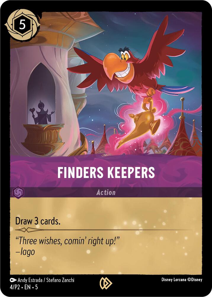 Finders Keepers 4 card from Disney Lorcana Promo Cards