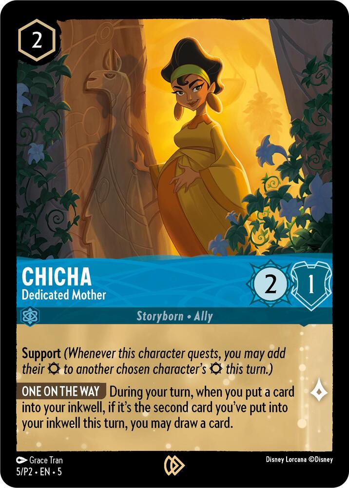 Chicha - Dedicated Mother 5 card from Disney Lorcana Promo Cards