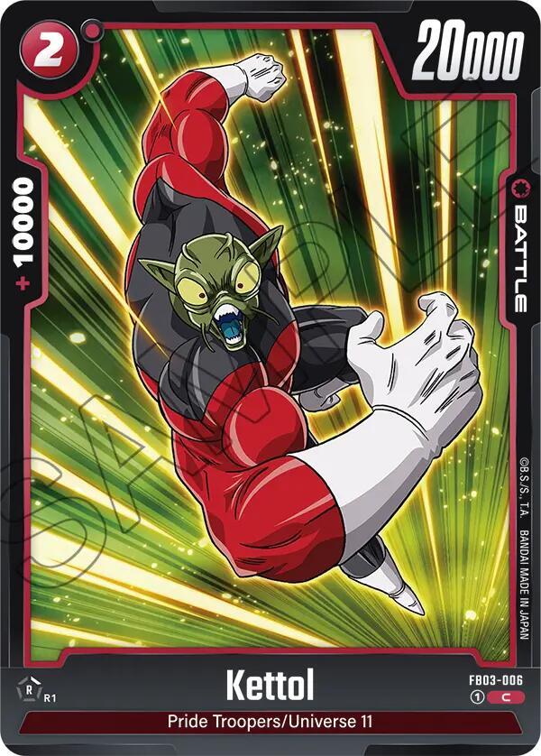 Kettol FB03-006 card from Raging Roar