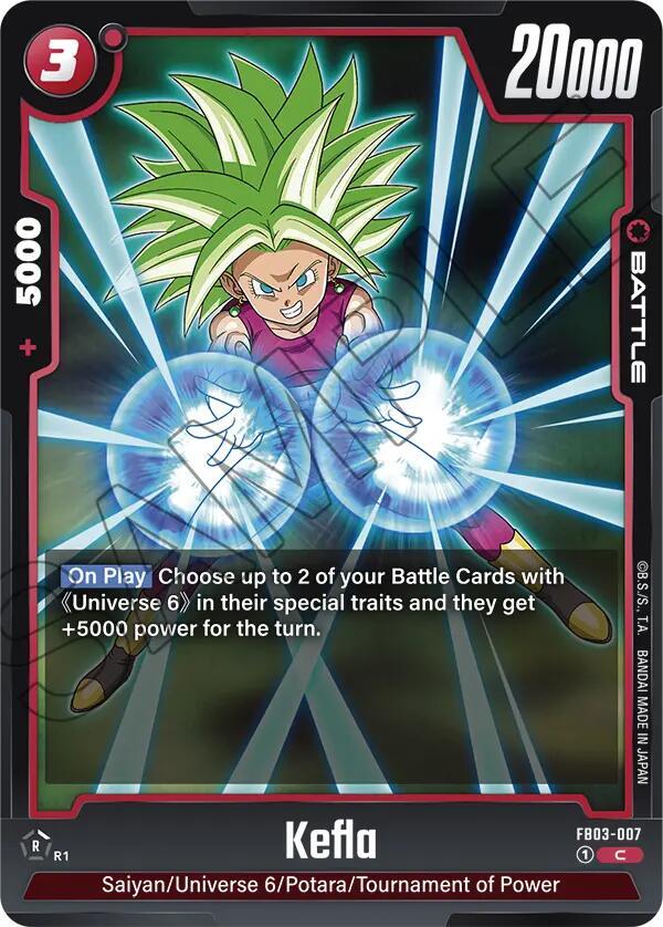 Kefla FB03-007 card from Raging Roar