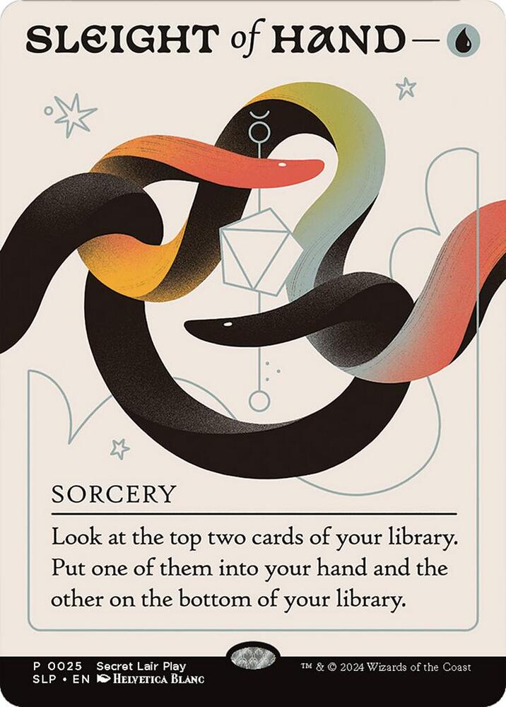 Sleight of Hand 25 card from Pro Tour Promos