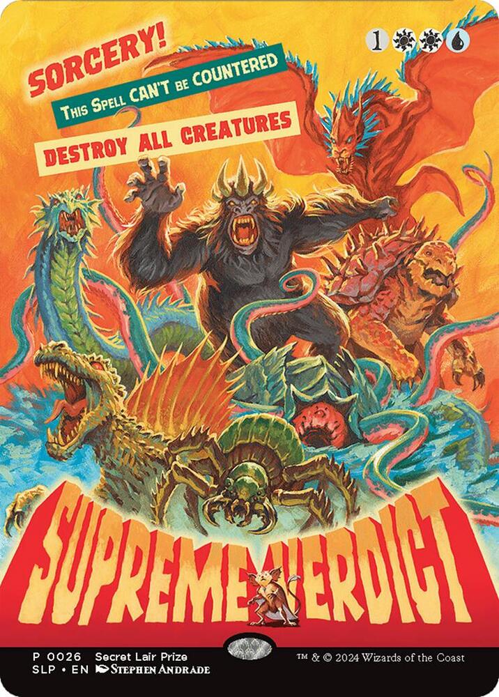 Supreme Verdict 26 card from Secret Lair Showdown