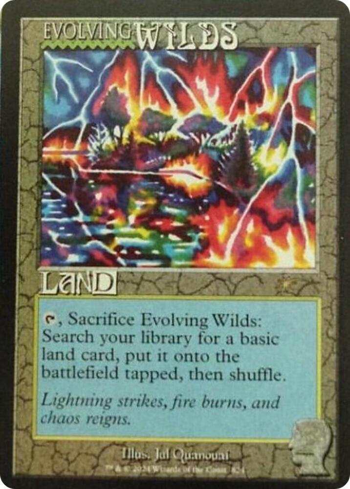 Evolving Wilds (Rainbow Foil) 824 card from Secret Lair Drop Series