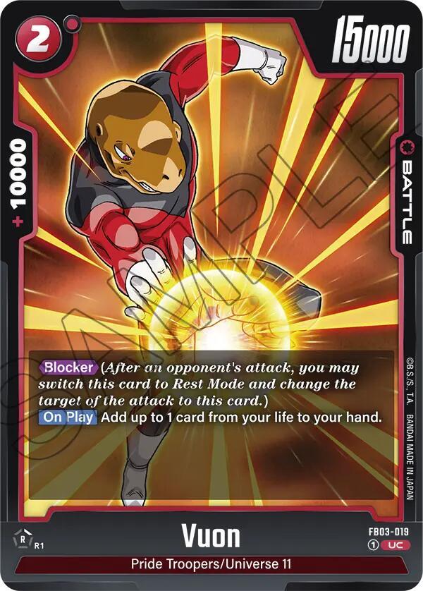 Vuon FB03-019 card from Raging Roar