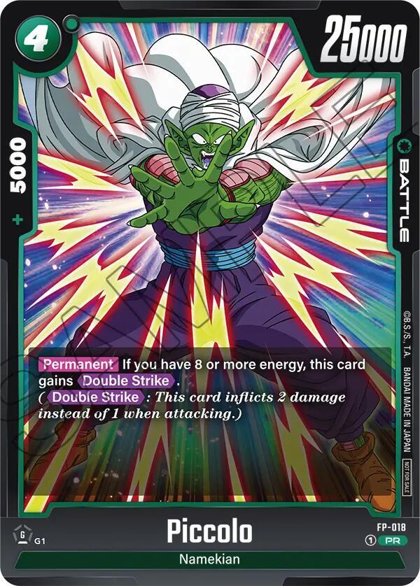 Piccolo FP-018 card from Fusion World Promotion Cards and Packs